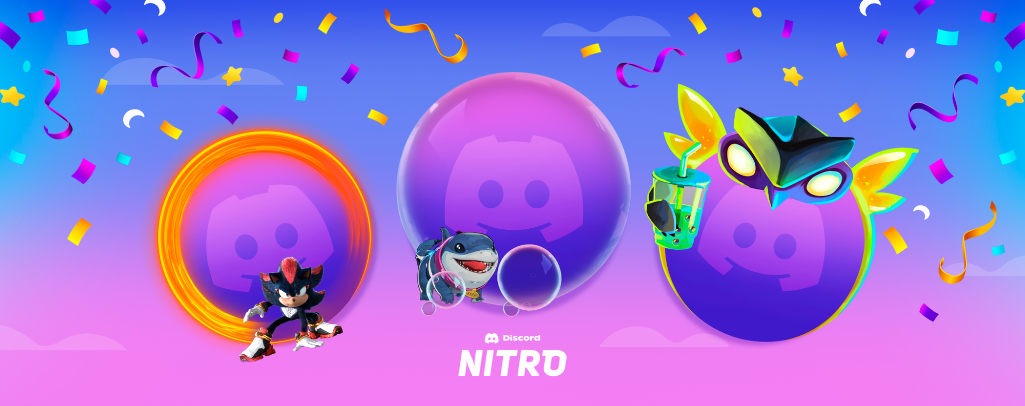 A preview of three Avatar Decorations that were received from Quests.