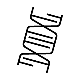 A DNA strand icon representing healthcare and life sciences industry
